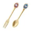 Sanrio Retro Cafe Dessert Spoon & Fork Set