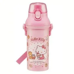 SANRIO Hello Kitty Water Bottle With Strap