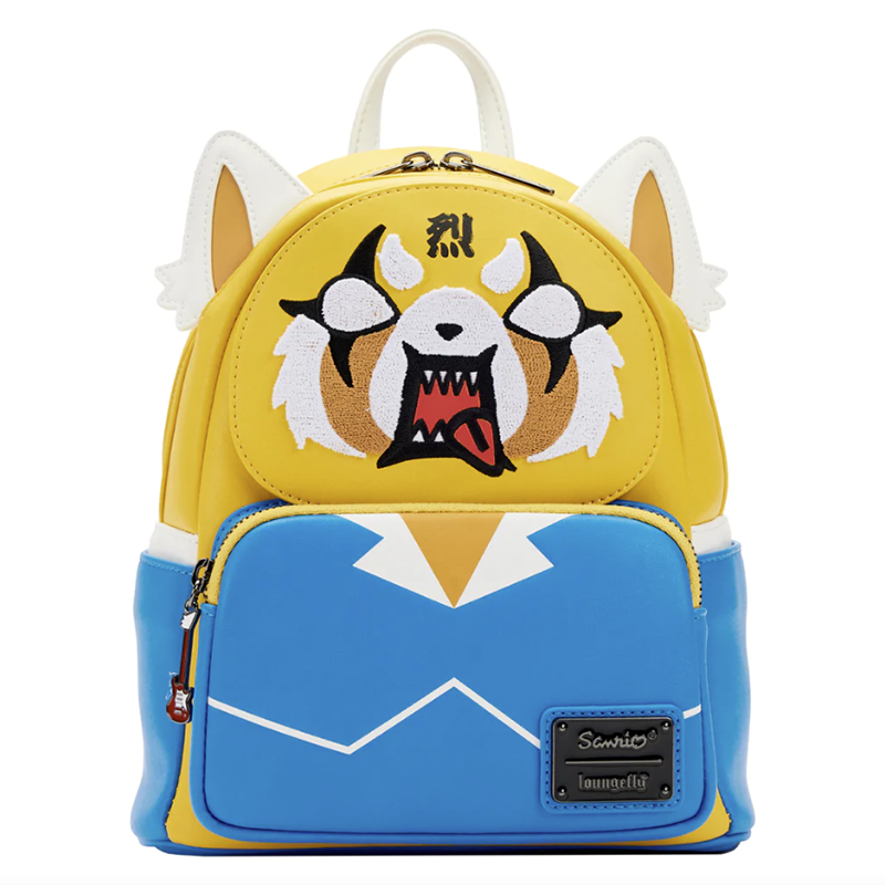 LOUNGEFLY Aggretsuko Two-Face Cosplay Mini Backpack 1 LOUNGEFLY Aggretsuko Two-Face Cosplay Mini Backpack