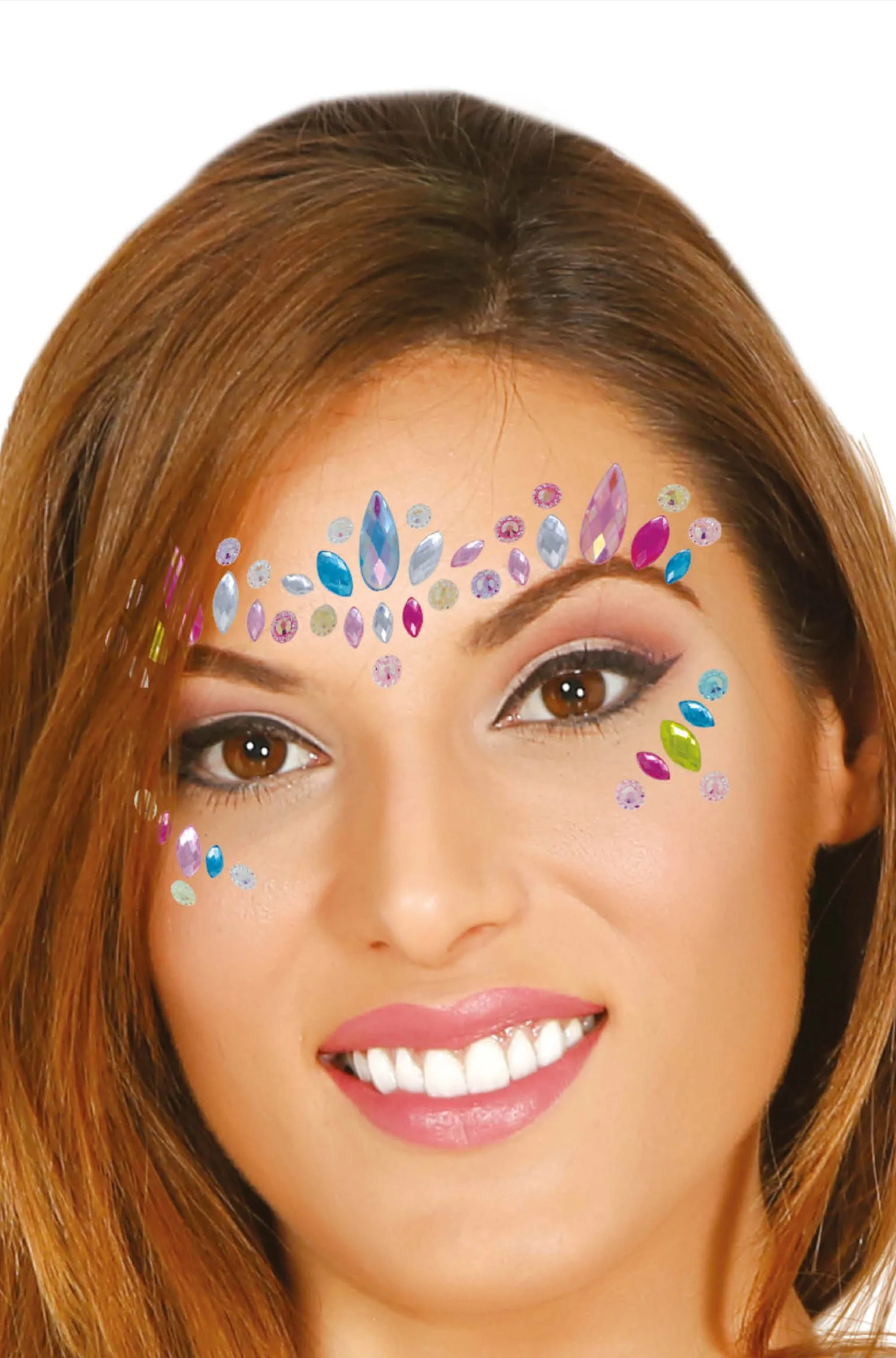 Guirca ADHESIVE FACE JEWELLERY MULTIC. 1 Guirca ADHESIVE FACE JEWELLERY MULTIC.