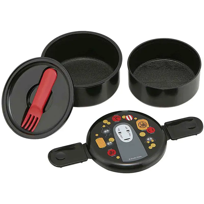 Studio Ghibli Spirited Away Round Stacking Bento 2 Studio Ghibli Spirited Away Round Stacking Bento - Image 2