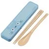 Studio Ghibli Totoro Blue Chopstick And Spoon With Case