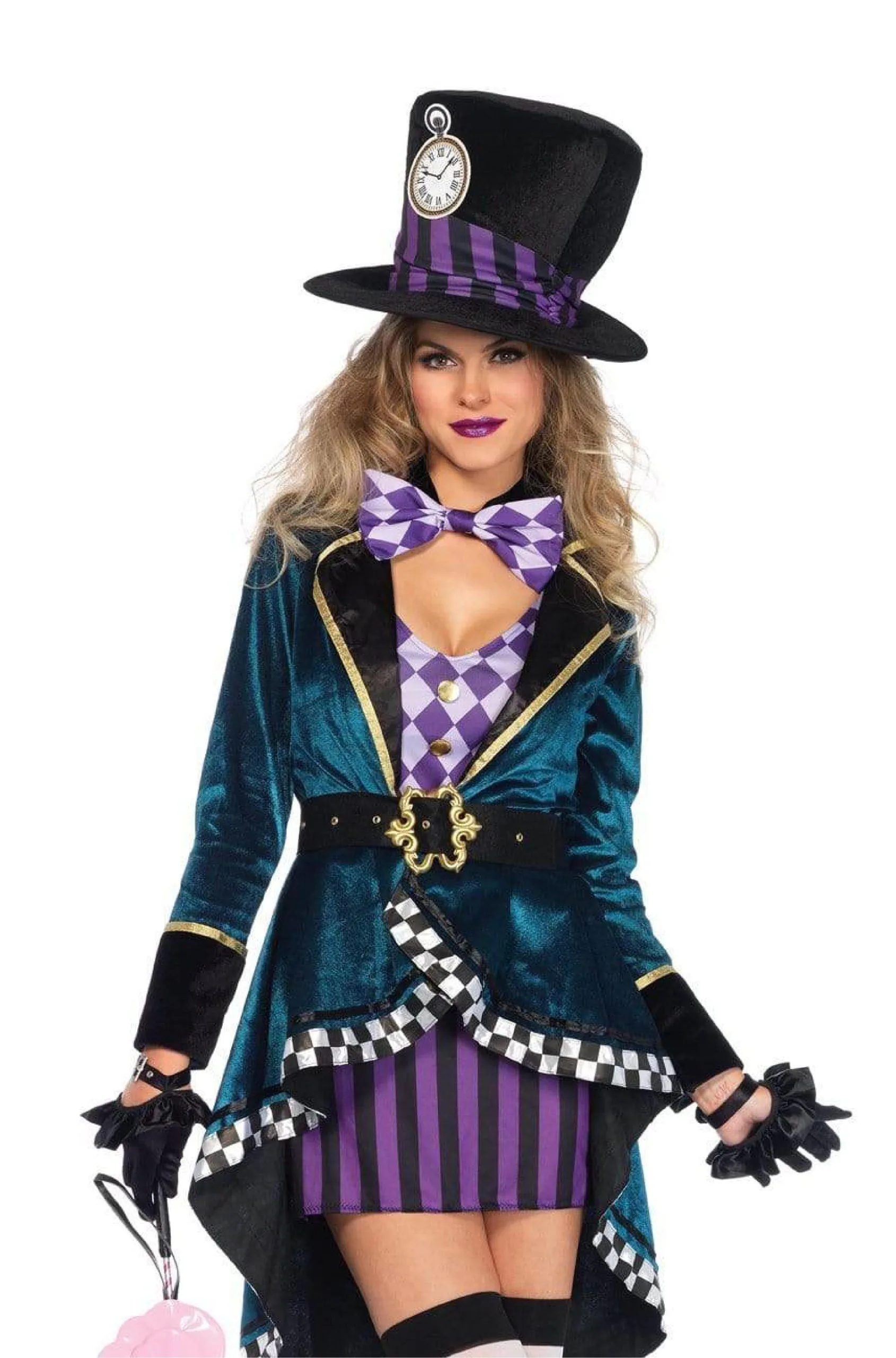 LEG AVENUE Delightful Mad Hatter Costume 1 LEG AVENUE Delightful Mad Hatter Costume