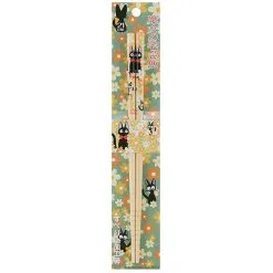 Studio Ghibli Jiji Green Flowers Bamboo Chopsticks