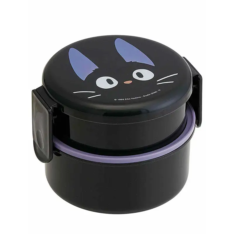 Studio Ghibli Jiji Round Stacking Bento 1 Studio Ghibli Jiji Round Stacking Bento