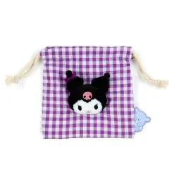 Sanrio Characters Plaid Drawstring Pouch -Movie & TV Shows Shop kuromi 11cca749 1cc7 40d1 9fad e388e0cfcec7