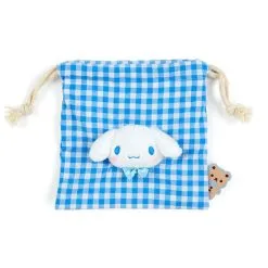 Sanrio Characters Plaid Drawstring Pouch -Movie & TV Shows Shop mascot 473c8b7f 6cf0 4aaa 9dd8 f0a20e2aec1a