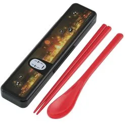 Studio Ghibli No Face Chopstick And Spoon With Case