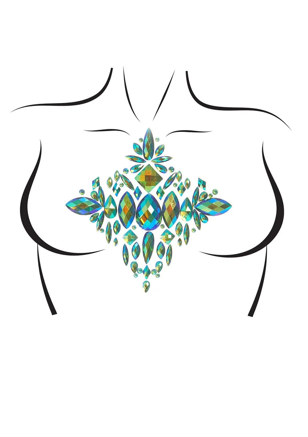 LEG AVENUE Ocean Jewels Sticker 2 LEG AVENUE Ocean Jewels Sticker - Image 2