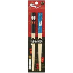 Studio Ghibli No Face And Haku Bamboo Chopsticks Set