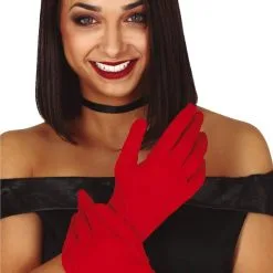 Guirca Pair Of Red Gloves