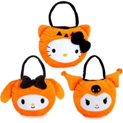 Sanrio Halloween Glow-in-the-Dark Plush Basket