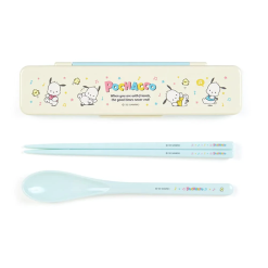 Sanrio Characters Chopsticks And Spoon Set -Movie & TV Shows Shop pochaccochop
