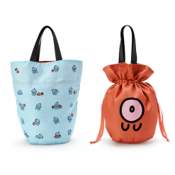 SANRIO Hangyodon Chill Day Reversible Hand Bag