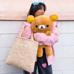 Rilakkuma JapanLA Quilted Tote Bag -Movie & TV Shows Shop rilakkumatote2
