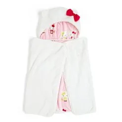 SANRIO Hello Kitty & Mimmy Birthday Blanket With Hood