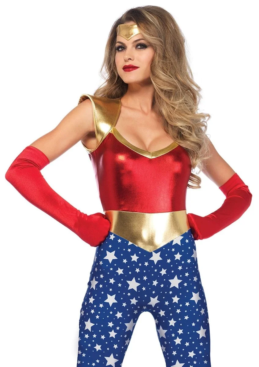 LEG AVENUE Sensational Super Hero Wonder Woman Costume 2 LEG AVENUE Sensational Super Hero Wonder Woman Costume - Image 2