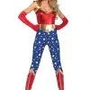 LEG AVENUE Sensational Super Hero Wonder Woman Costume
