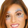 Guirca SILVER ADHESIVE FACE JEWELLERY AROUND THE EYES