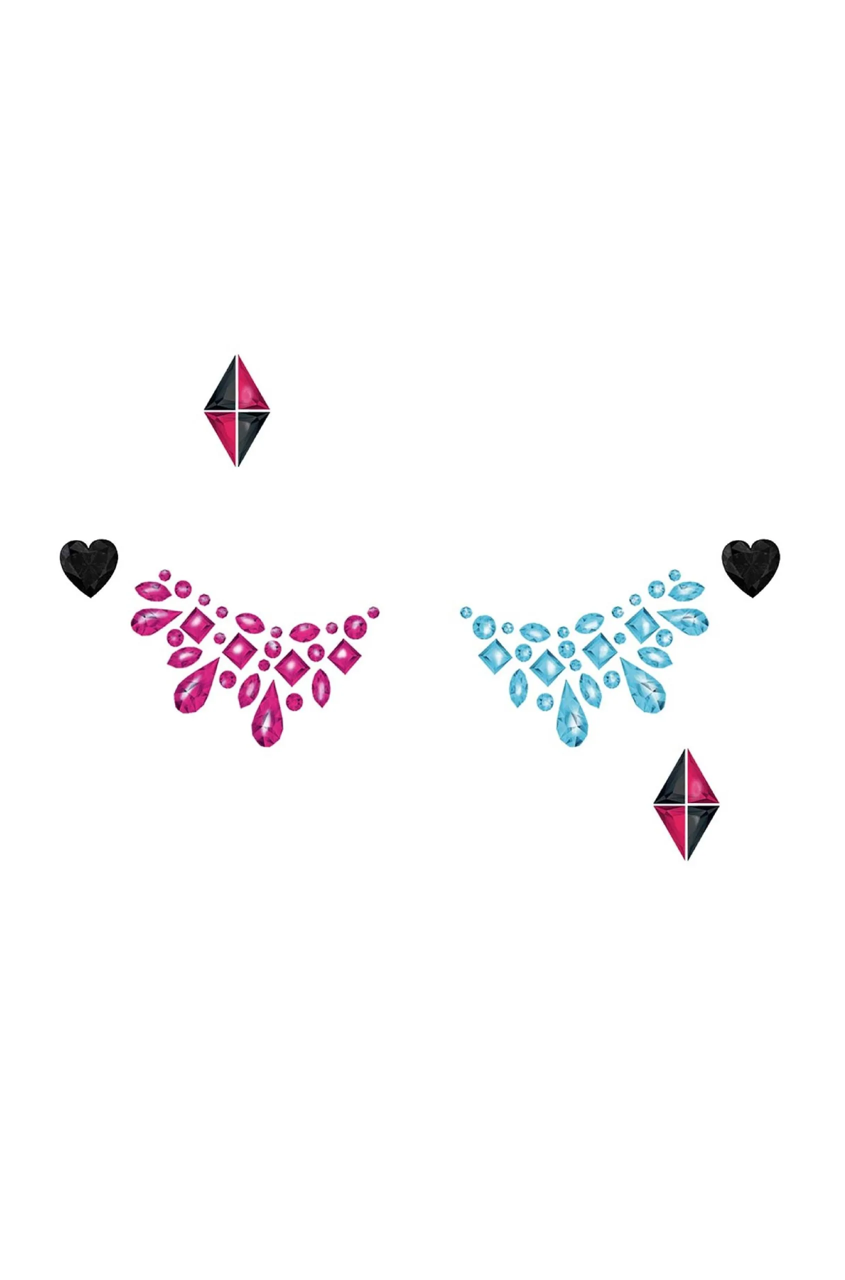 Guirca STICKER FACE JEWELS DANGEROUS 2 Guirca STICKER FACE JEWELS DANGEROUS - Image 2