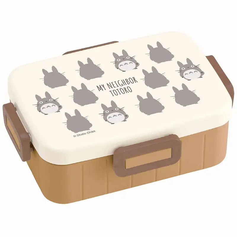 Studio Ghibli Totoro Silhouette Latch Bento Box 1 Studio Ghibli Totoro Silhouette Latch Bento Box