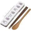 Studio Ghibli Totoro Silhouette Chopsticks And Spoon With Case