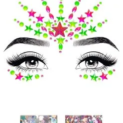 LEG AVENUE Vibe Jewels Sticker & Body Glitter (Neon)