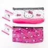 SANRIO Hello Kitty Pink Print Vinyl Pencil Pouch